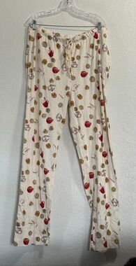 Burt's Bees Baby Milk and Cookies Pajama Pants XXL 2x  Christmas